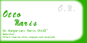 otto maris business card